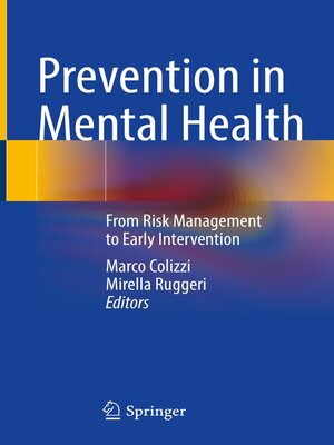 cover image of Prevention in Mental Health